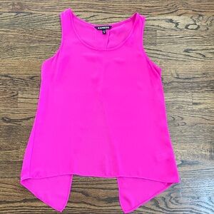 NWT! Express Women's Vibrant Pink Sleeveless Top